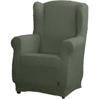 Estoralis | Borneo | Superelastischer Ohrensesselbezug | Maximale Anpassungsfähigkeit | Farbe - C/ 07 Taupe | Bezug für Ohrensessel Größe von 70 bis 110 cm.| Anpassbar an alle Arten von Sesseln