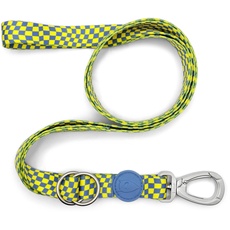 MORSO® Multifunktionale Trainingsleine, 3 Längen 1 Leine, für kleine Hunde, Gr. S 230/115/75 cm, Gelb und Hellblau