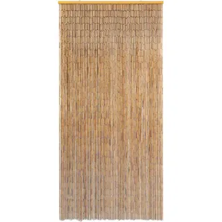 vidaXL Insektenschutz Türvorhang Bambus 100 x 220 cm - Braun