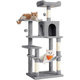 Songmics Feandrea Kratzbaum 143 cm hellgrau