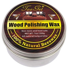 TooGet Wood Seasoning Bienenwachs Möbelpolitur & Restaurierungspflege Bienenwachs, Anzug für Holz & Möbel, Bambus, Holzoberflächen, Holzpoliturschutz - 200g