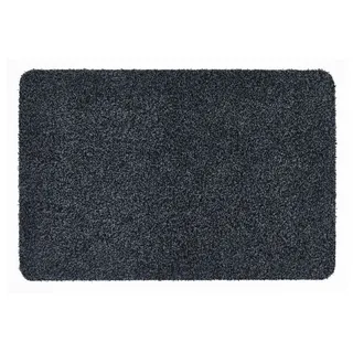 Andiamo Fußmatte innen Samson – waschbare Baumwoll-Schmutzfangmatte - rutschfest, saugstark & hochwertig - Fußabtreter für den Eingang | 40 x 60 cm, Anthrazit