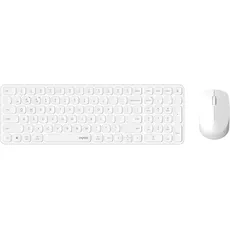 Rapoo Tastatur- und Maus-Set »9310M, Kabelloses ultraflaches Multi-Mode-Deskset«, weiß