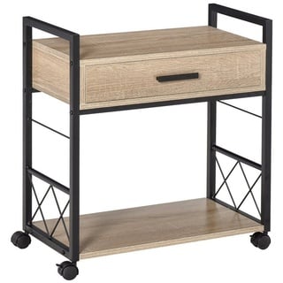 Homcom Beistelltisch mit Schublade Ablage Sideboard