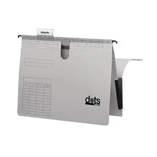 dots Taschenhefter Karton lichtgrau 1 x kaufmännische Heftung, 25 St.