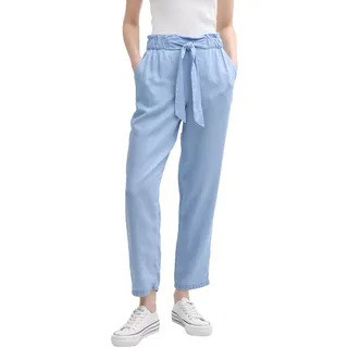 Tom Tailor Piqué Poloshirt mit Stehkragen, Dove Blue, XL