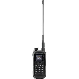 Albrecht Tectalk Duo, PMR & Freenet Funkgerät, 29148, Funkgerät, Schwarz | Robustes Gehäuse, 1 Watt Freenet, 0,5 Watt PMR, anmeldefrei, 2000 mAh Akku mit bis zu 20 Stunden Laufzeit, IP56 Schutz