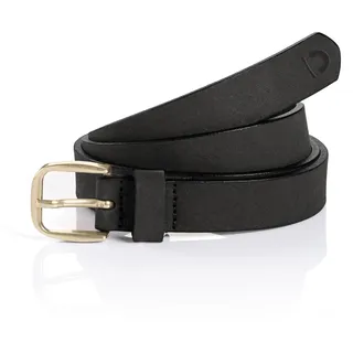 Tom Tailor Damengürtel Leder 2 cm schwarz 100