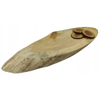 Wamar-Sosenka Kiefer Couchtischplatte 80-85cm Naturholz Baumscheibe
