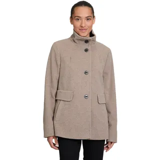 Wolljacke GIL BRET, Damen, Gr. 46, walnut melange, Obermaterial: 75% Wolle, 20% Polyamid, 5% Kaschmir, meliert, regular fit taillenbedeckt, gerader Abschluss, Jacken Wolljacke, mit Taschen