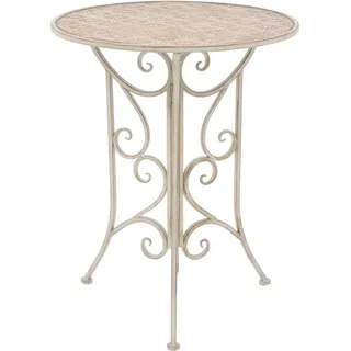 vidaXL 3-tlg. Bistro-Set Stahl Weiß - Weiß