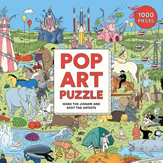 LAURENCE KING Pop Art Puzzle: Make The Jigsaw and Spot The Artists