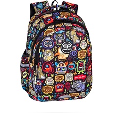 Coolpack F029696, Schulrucksack Jerry SCARY STICKERS, Multicolor