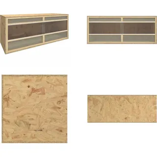vidaXL Terrarium Holzwerkstoff 120x50x50 cm - Terrarium - Terrarien - Glasterrarium - Terrariumgefäß