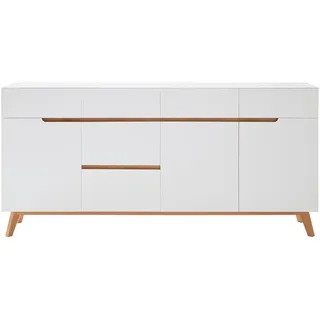 MCA Furniture Cervo 193 x 95 x 40 cm weiß / eichefarben