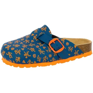 LICO Bioline Clog Kids Blau/Orange 39