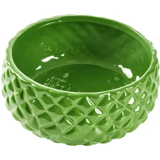 HOMEA 5CAP659VC Behälter aus Keramik, Grün, klein