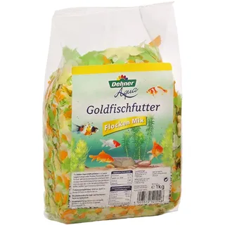 Dehner Aqua Goldfischfutter Flocken Mix, 1 kg (1er Pack)