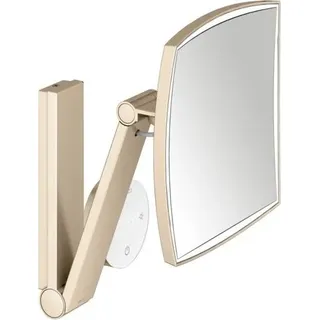 Keuco Kosmetikspiegel iLook_move 200 x 200 mm, beleuchtet Bronze gebürstet 17613039002
