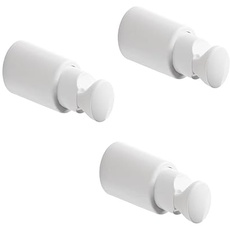 MB 3 ABS-Wandkonsole für Badheizkörper - Rohrdurchmesser von Ø 15 bis 28 mm, Rohrabstand 11 bis 22 mm - Traglast 90 kg - Weiß