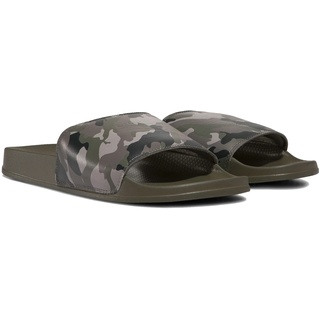 Reebok Classic Slides Badelatschen (Green/camo, 43)