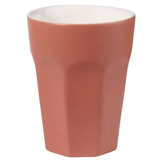 ASA Selection ti amo colore Becher Espresso, Espressobecher, Kaffeetasse, Tasse, Steingut, Red Clay, 100 ml, 5079354 - Rot