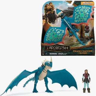 Spin Master Drachenzähmen leicht gemacht - Wikinger & Drachen Actionfiguren-Set, Sturmpfeil & Astrid