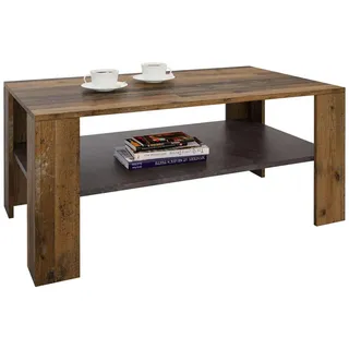 CARO-Möbel Couchtisch Animo mit Ablage, 100 x 60 cm, Wohnzimmer, Wohnzimmertische, Couchtische