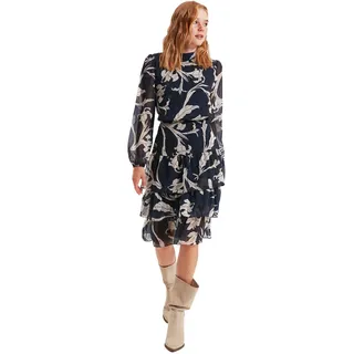 TRENDYOL Damen Marineblaues Kleid Cocktail Dress, Marineblau, 38 EU