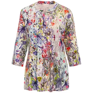 GOLDNER Print-Shirt "Printshirt mit floralem Muster" Ohne, bunt, gemustert