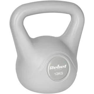 REBEL Kettlebell 12 kg Grau/Blau