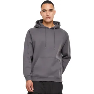 URBAN CLASSICS Blank Hoody Männer Kapuzenpullover dunkelgrau S 65% Baumwolle, 35% Polyester Basics