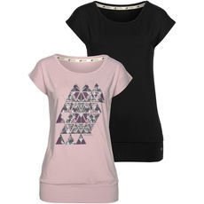 Ocean Sportswear Yoga & Relax Shirt »Soulwear - Essentials Yoga Shirts«, (Packung, 2er-Pack), rosa