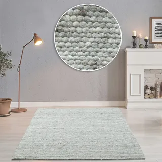 THEKO Alpen Wendeteppich 40 x 60 cm Beige/Grau