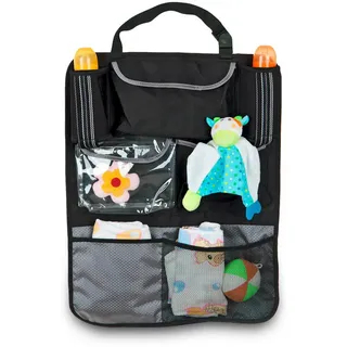 My Baby Lou Rückenlehnentasche , Schwarz , Kunststoff , 50x80 cm , Baby on Tour, Kinderwagen, Kinderwagenzubehör, Sonstiges Kinderwagenzubehör