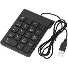DollaTek USB-Mini-Tastatur Einhandtastatur Nummerntastatur für Laptop PC Kompatibel mit Win7/8 /NT/ME/2000/XP/Vista Win10/Android/Linux/IOS