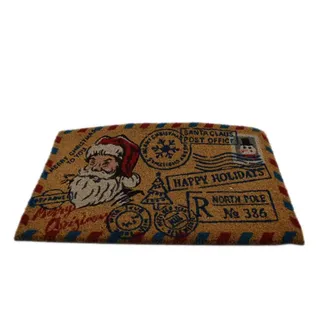 Nataluna Fußmatte für Weihnachten, 40 x 60 cm, Buchstabe, Siehe Foto