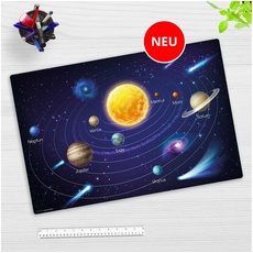 Bild von Schreibtischunterlage Vinyl Unser Sonnensystem II, 60 x 40 cm