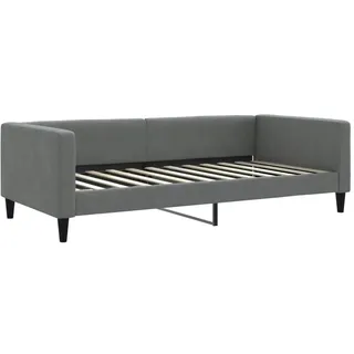 vidaXL Tagesbett Dunkelgrau 100x200 cm Stoff