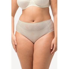 Große Größen Midislip, Damen, beige, Größe: 42/44, Baumwolle/Synthetische Fasern/Elasthan, Ulla Popken