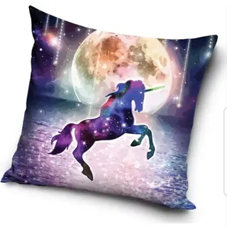 Einhorn Unicorn Kissenbezug 40 x 40 cm 100 % Polyester