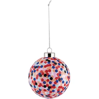 Alessi Proust AM43 2 - Design Weihnachtskugel aus mundgeblasenem Glas, Handdekoriert