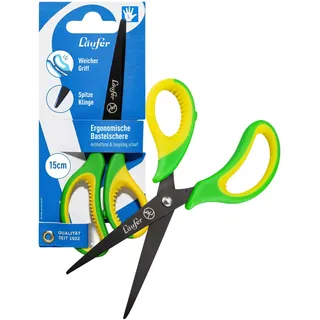 Laufer Kinderschere Grün 13 cm