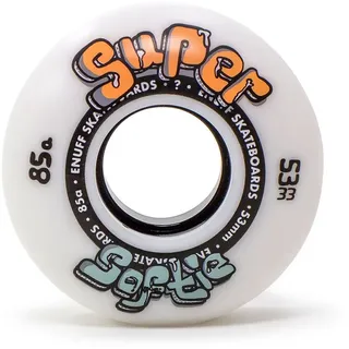 Enuff Skateboards Super Softie 4 Units Rad - White - 55 mm