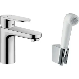 Hansgrohe Vernis Blend - Waschtischarmatur mit Handbrause Bidette, verchromt 71215000