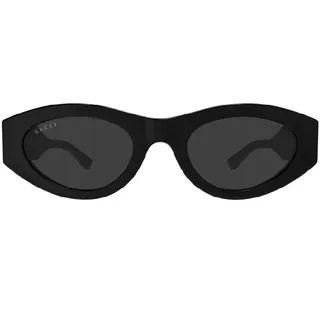 GUCCI Sonnenbrille GG2065S (001) schwarzes Acetat mit grauen Gläsern