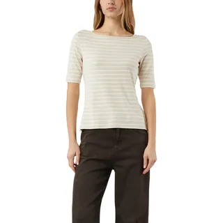Comma Feminines Streifenshirt aus Viskosejersey