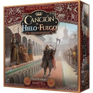 Edge Entertainment CMON - Lied von EIS und Feuer - Martell Home Box - Miniatur-Spiel auf Spanisch