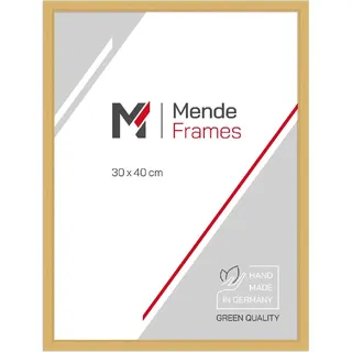 MendeFrames H011 Fotorahmen, Holz, 40x50 cm, mit Museumsglas