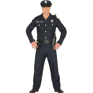Fiestas Guirca Polizei Kostüm Herren L 52
